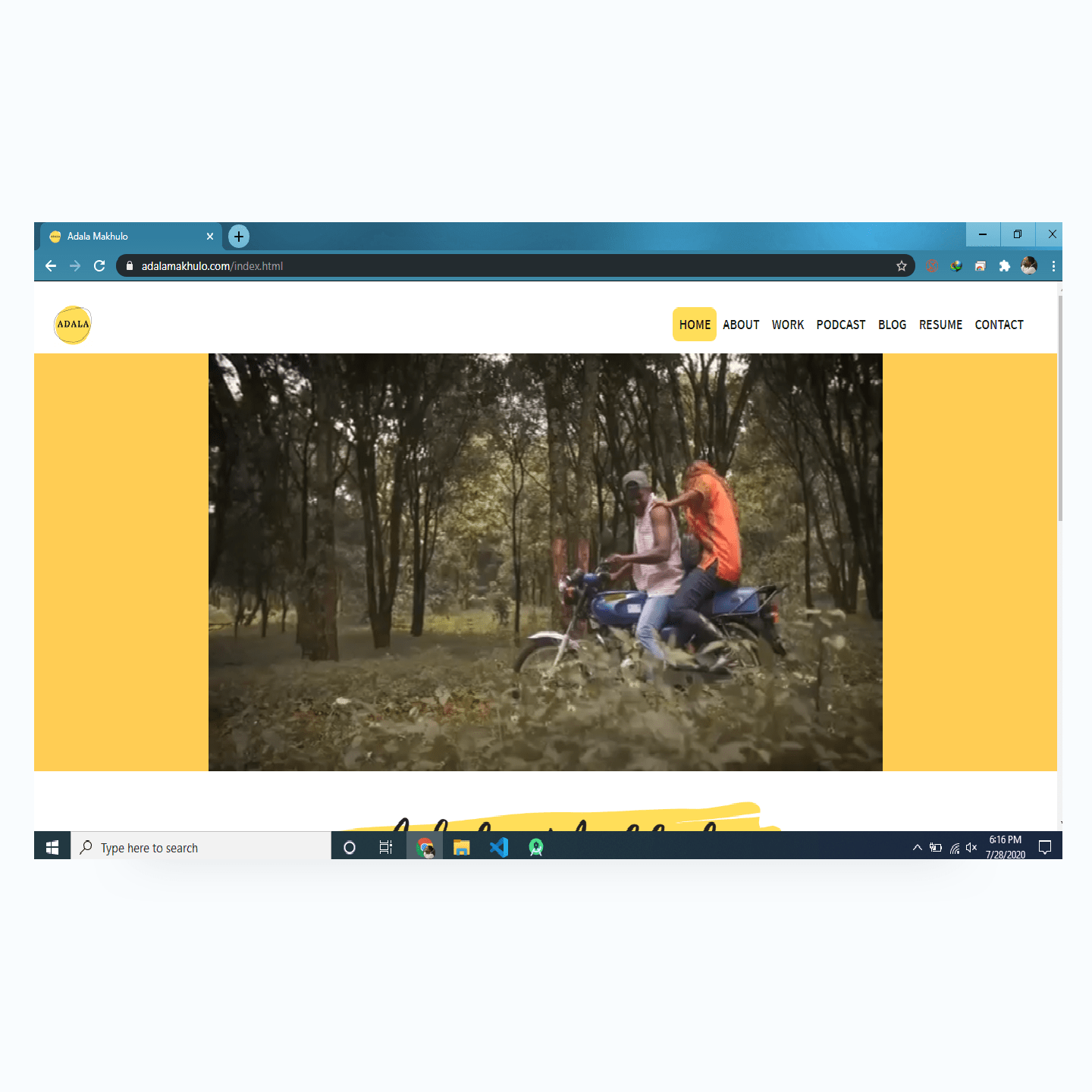 Adala Makhulo website project
